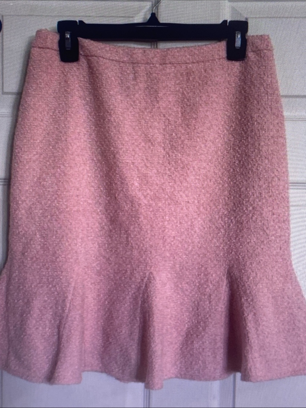 INC International Concepts Blush Pink Textured Flared Skirt